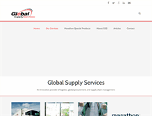 Tablet Screenshot of global-supply-services.com